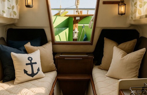 Trosso Boat Rental | In the middle of city life - on a small boat in Karlskrona