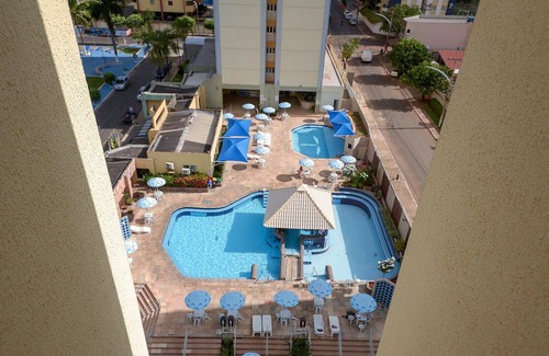 Do Turista Apartment | Incrível apart-hotel c pisc aquecida -Caldas Novas