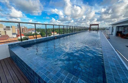 Cabedelo Apartment | Intermares Moderno Studio 3 pessoas 300m Praia