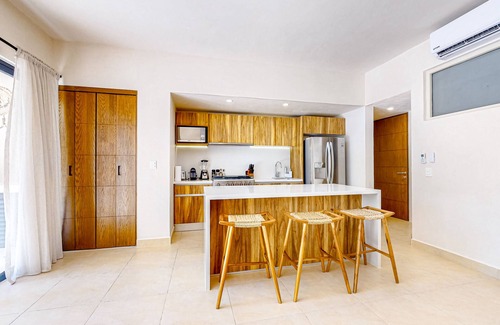 Tulum Apartment | Inviting dog-friendly apartment with pool, fitness area, balcony, & W/D