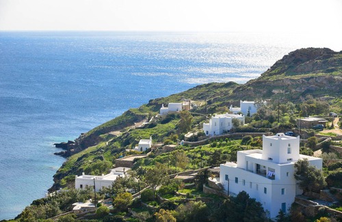 Ios Apartment | Ios great Sea view studio next to nightlife for 2