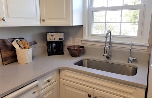 Surfside Beach House | Island House D : Stylish Updated Townhome - Steps to the Beach w/Pool!