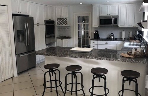 Key Biscayne House | Island Paradise! Beautiful Elegant Tropical Home with Private Heated Pool!