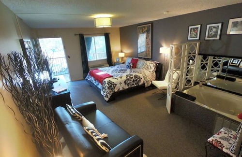 Eureka Springs Historic District Hotel | Jacuzzi Suite 204 at Tradewinds