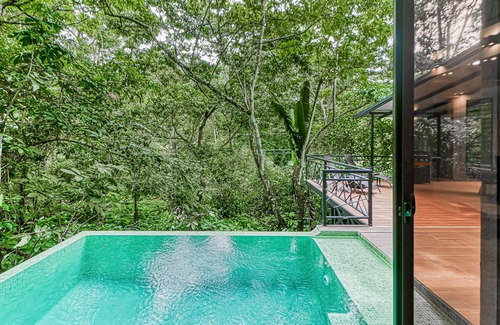 Valle Pura Vida House | Jungle-view house with infinity pool, balcony, & lanai - snowbird-friendly