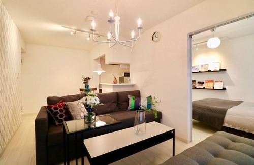 Nishi Apartment | K103 53m2 2LDK Hotel JR Kotoni Station 9 minutes - 103/Sapporo Hokkaidō