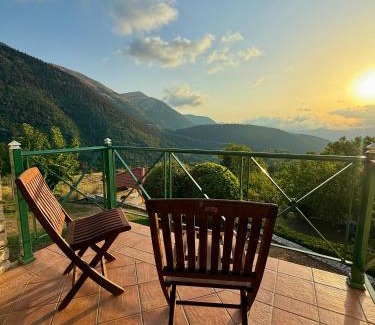 Kalavrita Villa | Kalavryta Villa Nano with fireplace and next the Ski Centre