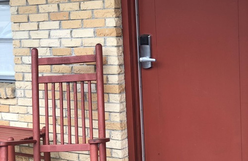 Mount Ida Apartment | King Guest Room located at the Joplin Inn at the entrance to Mountain Harbor, just 2 1/2 miles from Lake Ouachita. by RedAwning