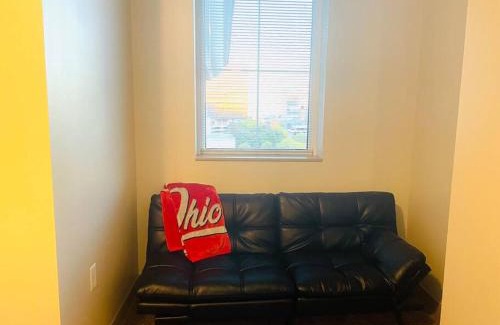 Uptown District Apartment | King Size with OSU Theme!
