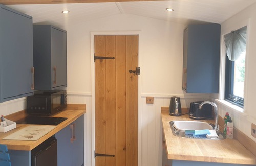 Ely Cabin | Kingfisher - Luxury Shepherd's Hut with Private Hot Tub