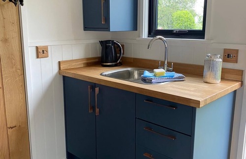 Ely Cabin | Kingfisher - Luxury Shepherd's Hut with Private Hot Tub