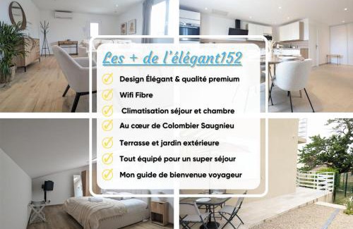 Colombier-Saugnieu Apartment | L'élégant 152 proche aéroport lyon