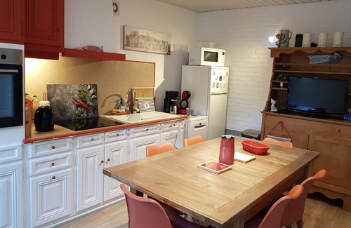 Etretat House | L'estivale, fishermen's house with air conditioning and veranda