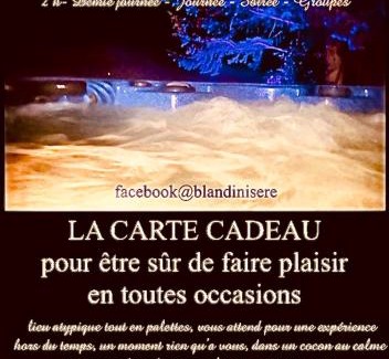 Blandin Bed & Breakfast | La k abane jacuzzi extérieur chauffée piscine de saison totalement privatisé