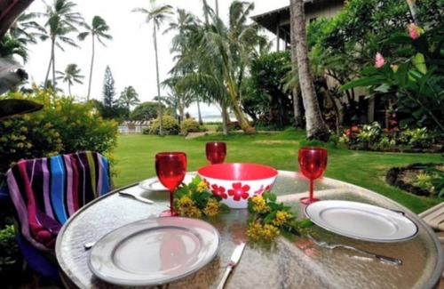 Wailua Condo | Lae Nani 214. A/C throughout this Ocean Front Condo and only a few steps to the Beach