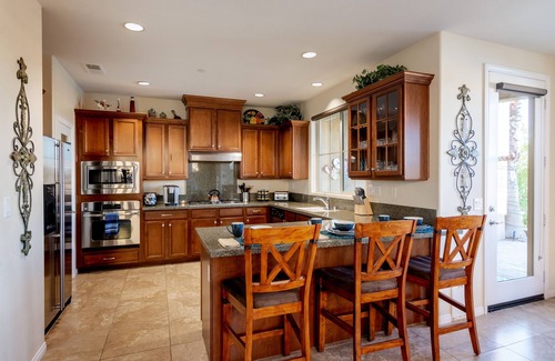 Terra Lago Villa | Lago Vista Lake front house with lake and mountain views! Near Coachella!