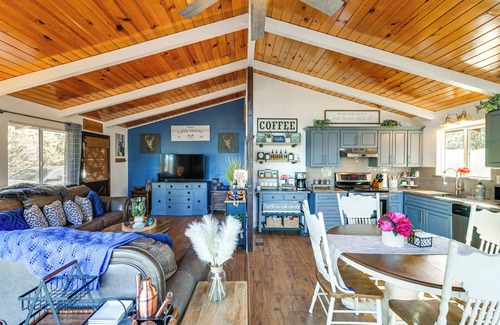 Groveland Cottage | Lake Access, Fire Pit: Scenic Groveland Cottage!