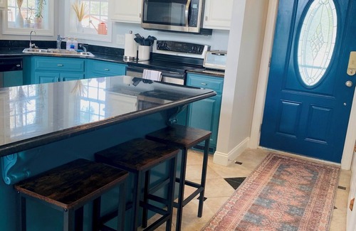 Council House | Lake front living with private sandy beach!