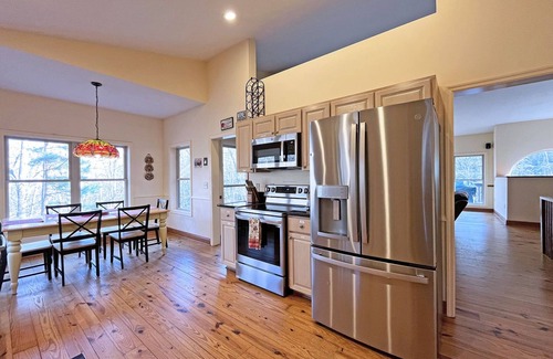Lake Lure Cabin | Lake Lure Cabin- Game Room, Fire Pit close to Rumbling Bald Amenities