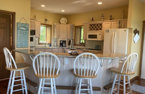 Manistee House | Lake Mich. Beachfront 4 bedroom Home with Fantastic Views and private beach