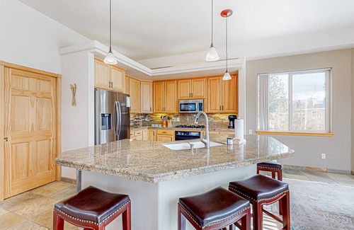 Tahoe Keys House | Lake Tahoe Hideaway with rooftop hot tub, fireplace, scenic balcony, & smart TVs