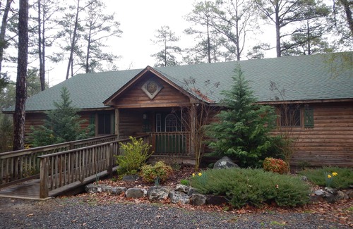 Mount Ida Cottage | Lake view three bedroom, three bath cottage with private hot tub overlooking Lake Ouachita. by RedAwning