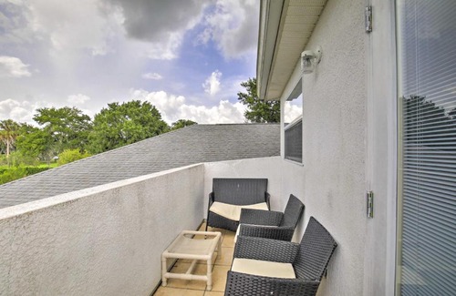 Riverview Apartment | Lakefront Apt with Peaceful Balcony and Lake Views!