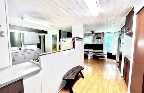 Newaygo Cottage | Lakefront Emerald Cove Cottage-3 bd, 2 ba -Sleeps 10