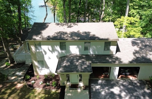 Cedar Cliff House | Lakefront Getaway; Lake and Mountain Views, EV Charger, Private Dock, Golden Tee