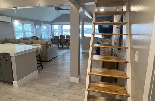 Lake Odessa Cottage | Lakefront Home on all-sports lake Newly Remodeled Sleeps 8