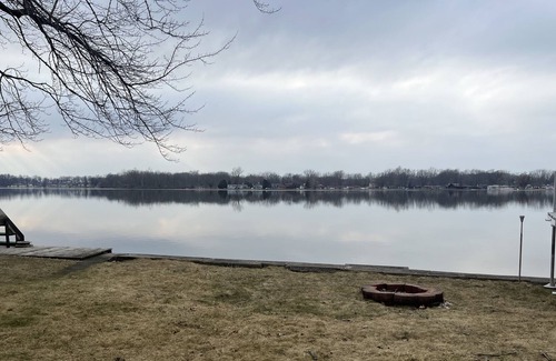 Lake Odessa Cottage | Lakefront Home on all-sports lake Newly Remodeled Sleeps 8