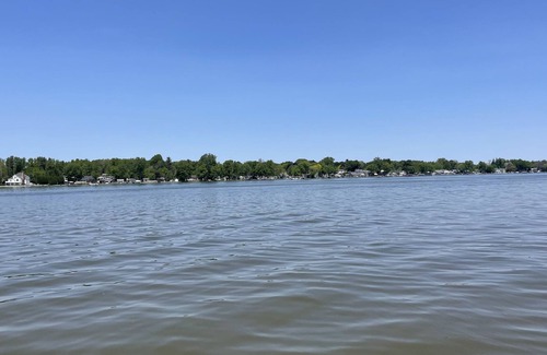 Lake Odessa Cottage | Lakefront Home on all-sports lake Newly Remodeled Sleeps 8
