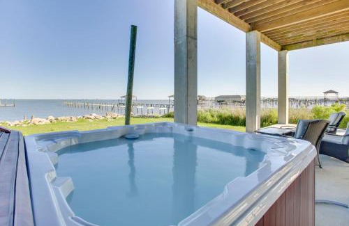 Lake Catherine House | Lakefront NOLA Home with Hot Tub and Views!