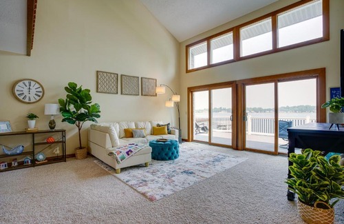 Syracuse House | Lakefront Syracuse Home with Deck and Private Dock!