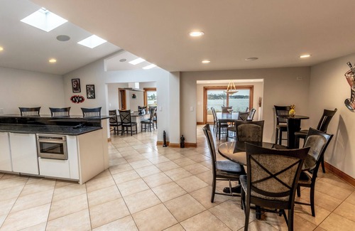 La Porte House | Lakefront Tech-savvy Home with Pool & Hot Tub