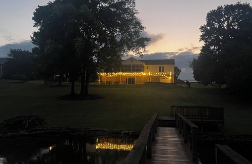 Winchester House | Lakefront w/Private Dock and Walk to Historic Downtown Winchester!