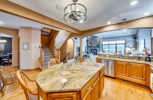 Tichigan House | Lakefront Waterford Home w/Game Room & Grills!