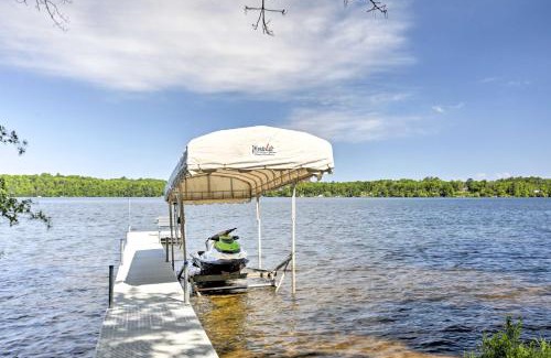 Birchwood House | Lakefront Wisconsin Cabin with Boat Dock!