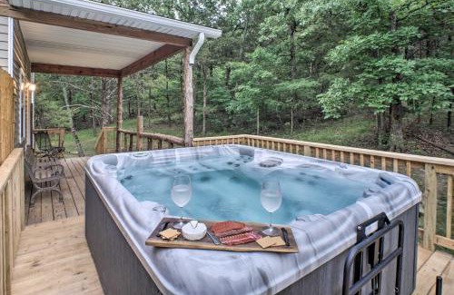 Blue Eye House | Lakeside Blue Eye Escape with Game Room and Hot Tub!