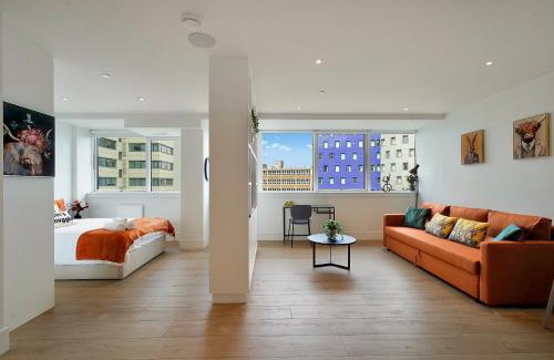 Wembley Park Apartment | Large Cosy Studio Apartment Next To Stadium With Gym