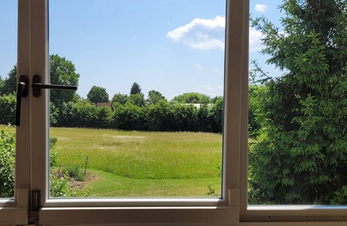 Schondorf am Ammersee Apartment | Large cozy apartment for 2 people on the 1st floor with a view of the countryside.
