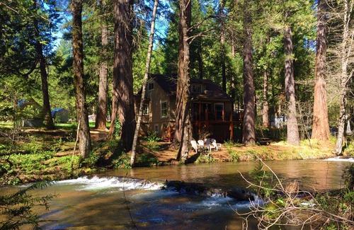 Shingletown House | Lassen Creek-Side 3 Bedroom Home with Giant Sequoias Pines & Cedars