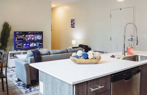 Downtown Louisville Apartment | Lavish Apartment in the Heart of Louisville! Pool, Hot Tub, Gym, & Virtual Golf!