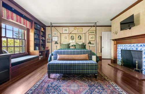 Dedham House | Lavish Boston Mansion Pool, Gardens, Games, Pond!