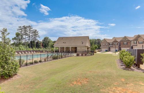 Lawrenceville House | Lawrenceville Townhome with Community Pool Access!
