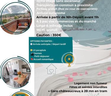 Bellevue - Le Mont - La Jomayere Apartment | Le Nid vue et détente à St Etienne