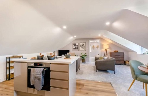 Fourstones Near Bentham Apartment | Leck Beck Loft one bed luxury apartment, private garden, dining area & Hot Tub.