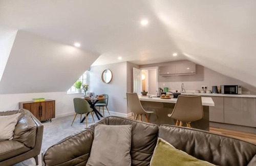 Fourstones Near Bentham Apartment | Leck Beck Loft one bed luxury apartment, private garden, dining area & Hot Tub.