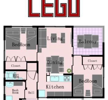 Higashionna Apartment | LEGO