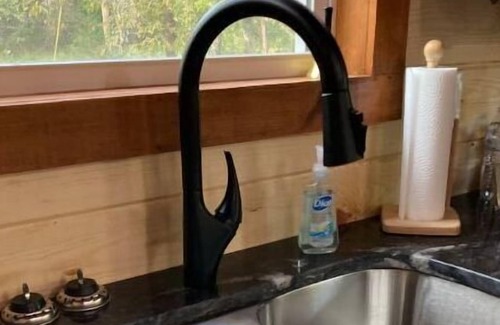 Athens Cabin | Livin on the Edge Cabin in Albert Pike, Brand New!